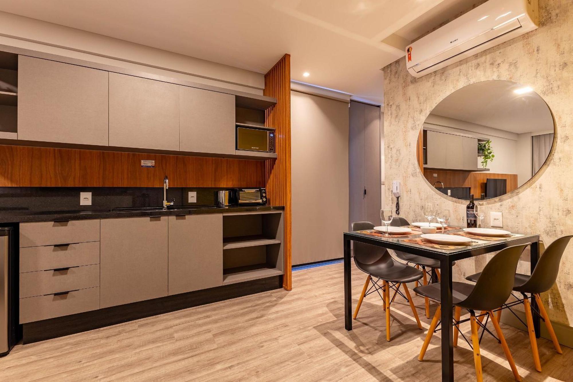 Confortavel Loft Com Vista Para O Mar - Condominio Com Piscina Бомбиняс Екстериор снимка